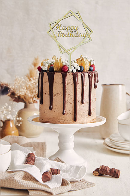 CakeTopper - Happy Birthday Quadrat – Bild 2
