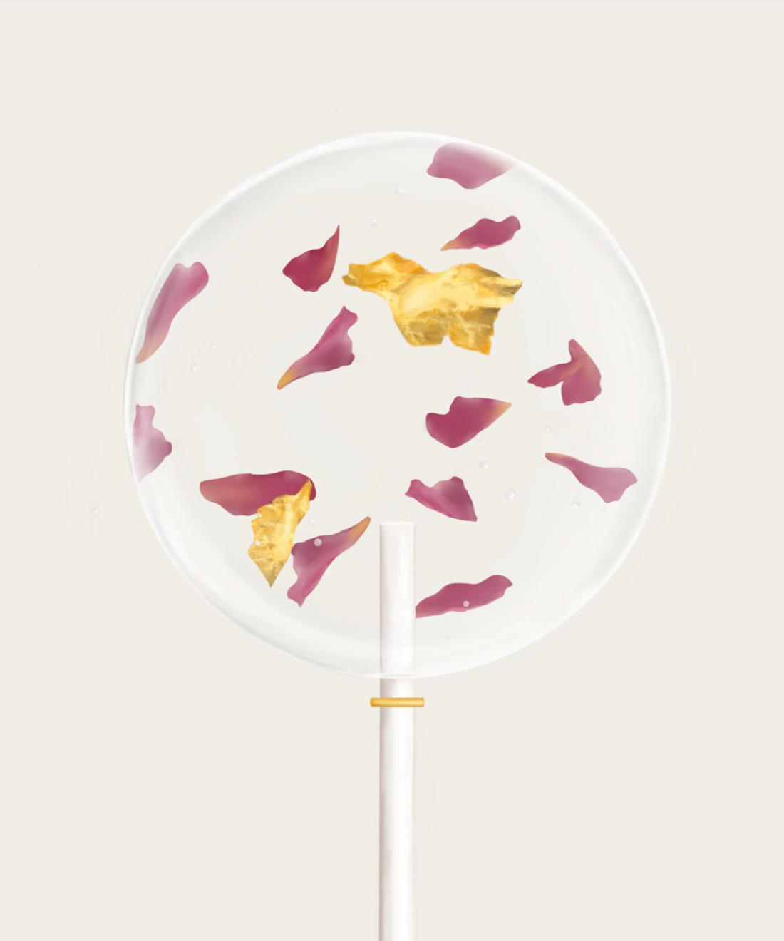 Blütenlolli "La vie en Rose" – Bild 6