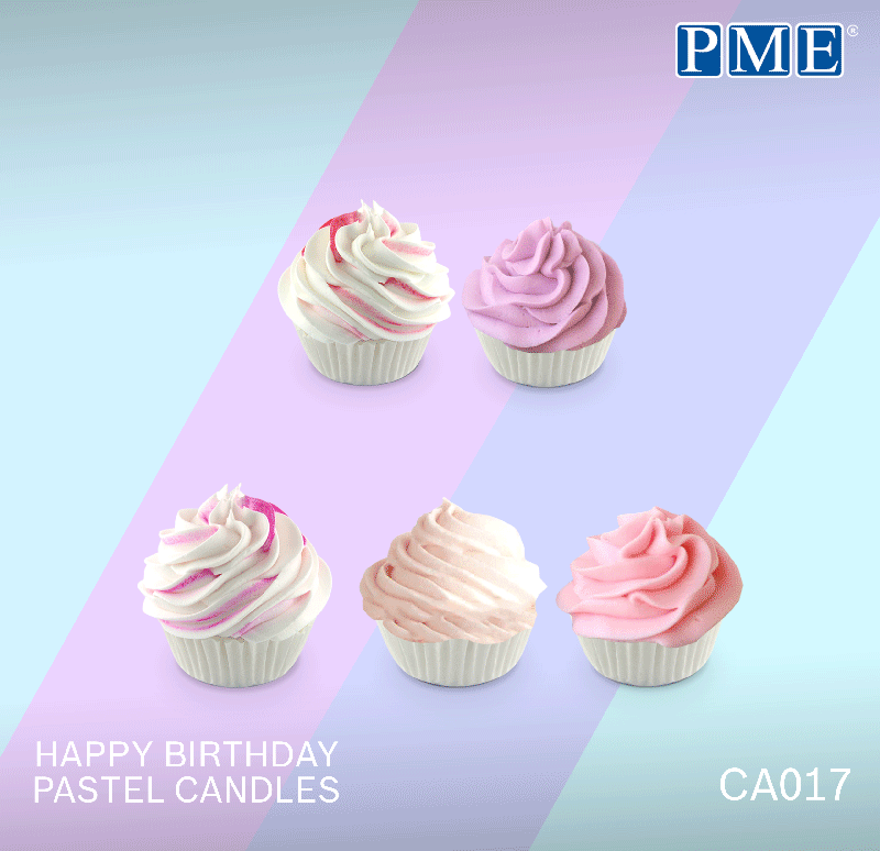 Kerzenset - Happy Birthday - Pastel – Bild 3