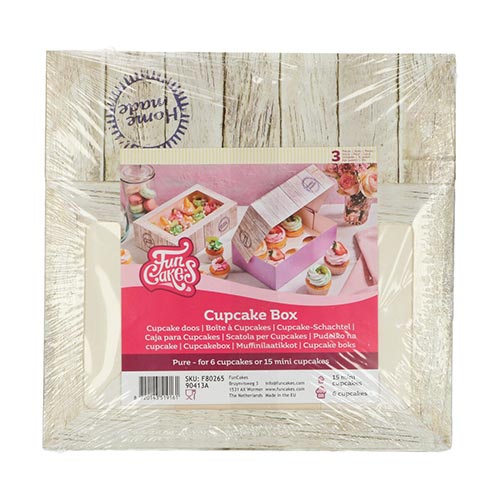 Cupcake Box - 6 oder 15 Stk - Pure Holz – Bild 2