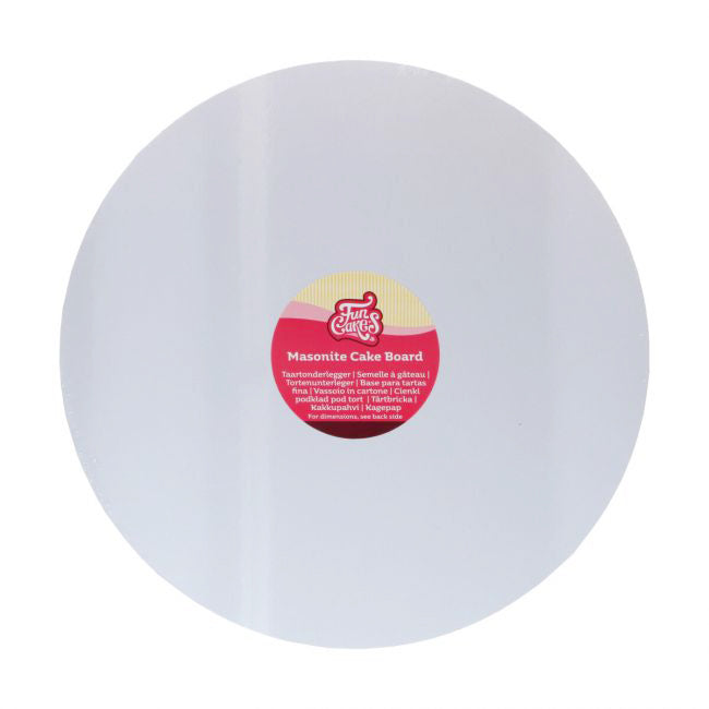 FunCakes Tortenplatte Masonite Rund 35cm - Weiß