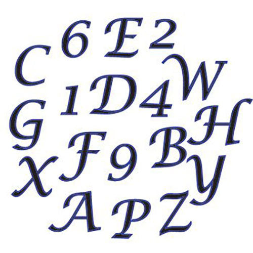 FMM Alphabet & Numbers tappits Upper Case SCRIPT – Bild 2