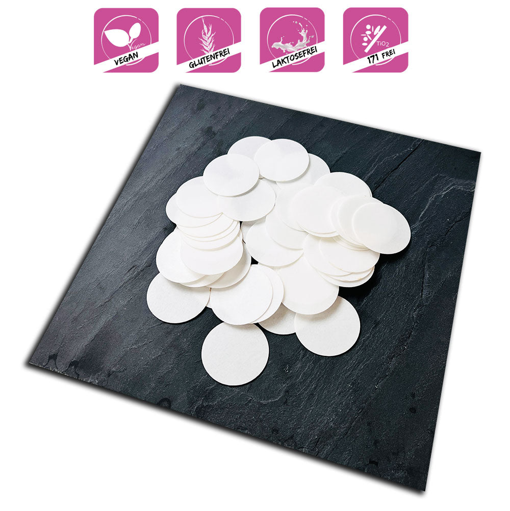 Backoblaten Premium Rund 6cm - 80 Stck.