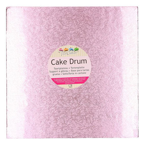 FunCakes Cake Drum - Tortenplatte - Quadratisch 30,5 cm Pink – Bild 2