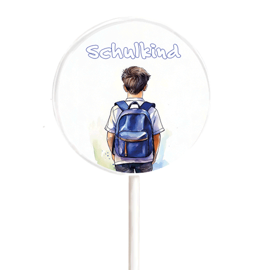 MotivLolli Schuljunge mit braunen Haaren