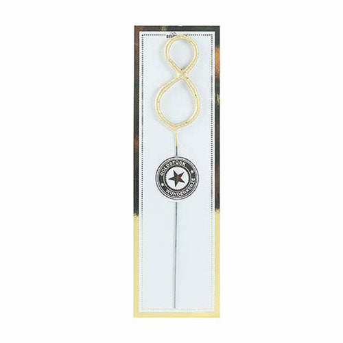 Wondercandle - Wunderkerze - Goldstück - "8"