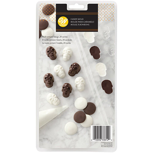 Wilton Candy Mould - Mini-Totenkopf – Bild 1