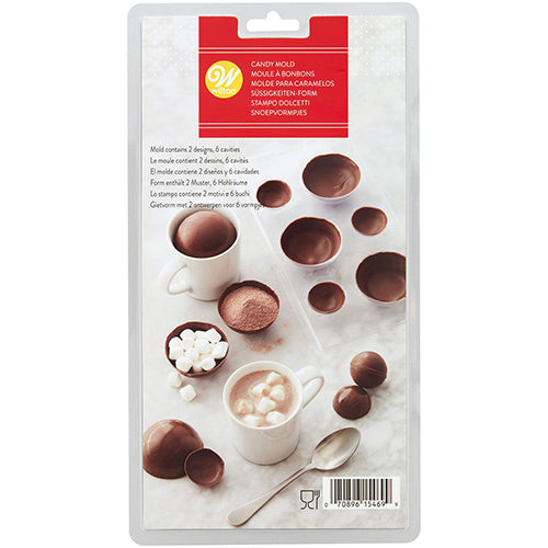 Wilton 3D Hot Chocolate Ball Candy Mould – Bild 1