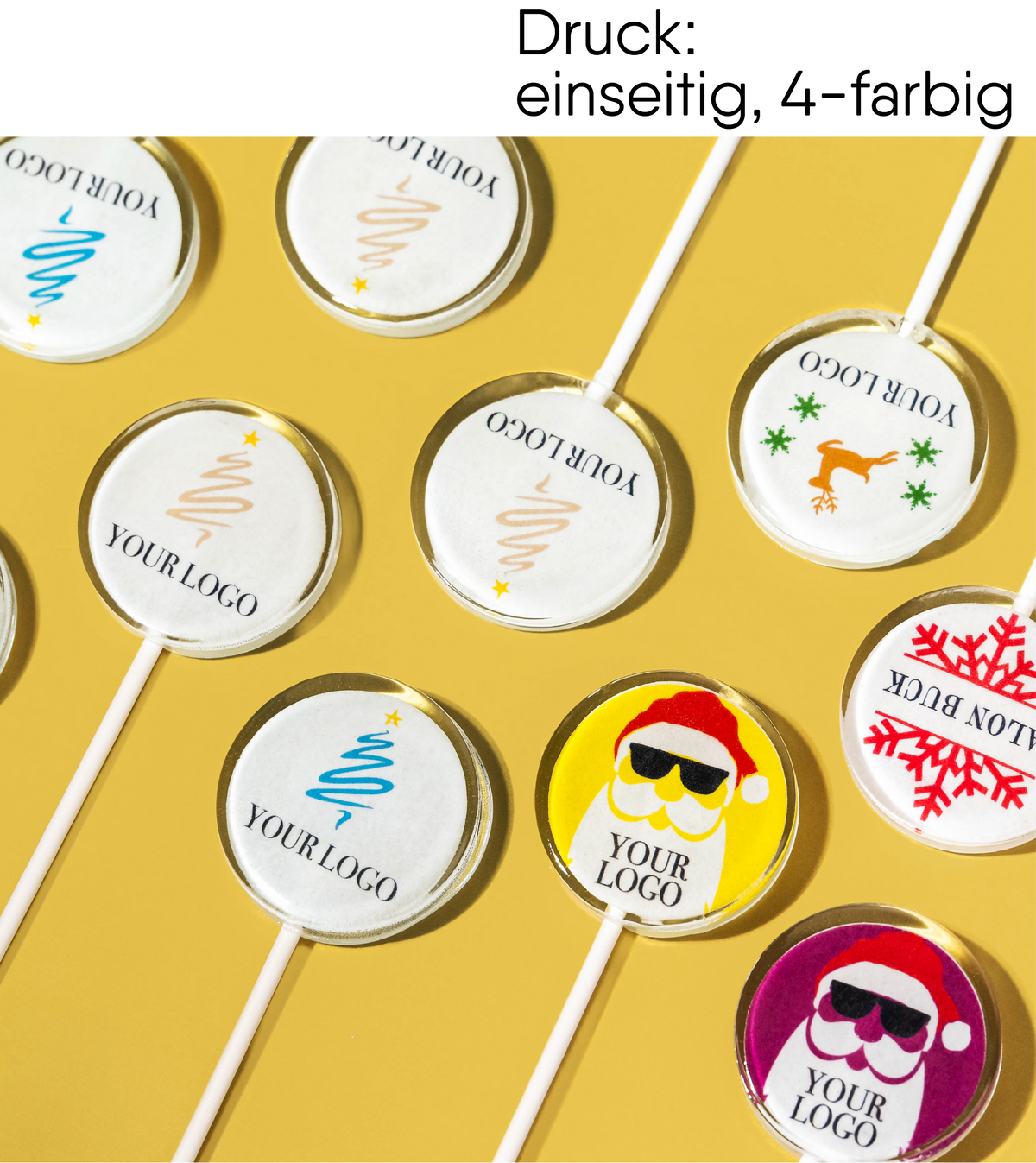 Logololli – Lolli mit individuellem Firmenlogo - 5cm – Bild 7