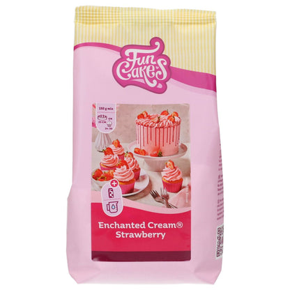 FunCakes Mix für Enchanted Cream Erdbeere 450g Packung