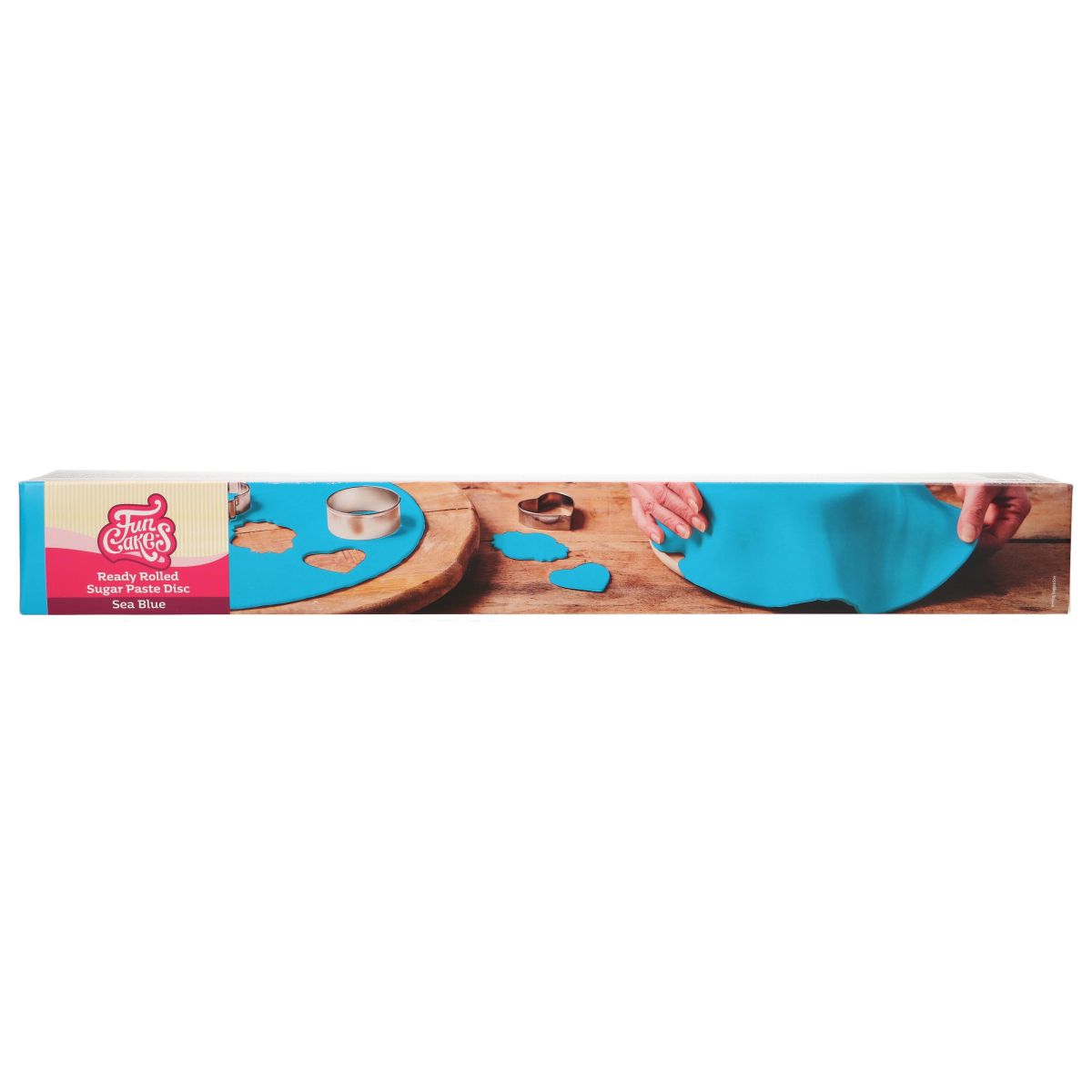 FunCakes ausgerollte Fondantdecke in Seablue in Verpackung