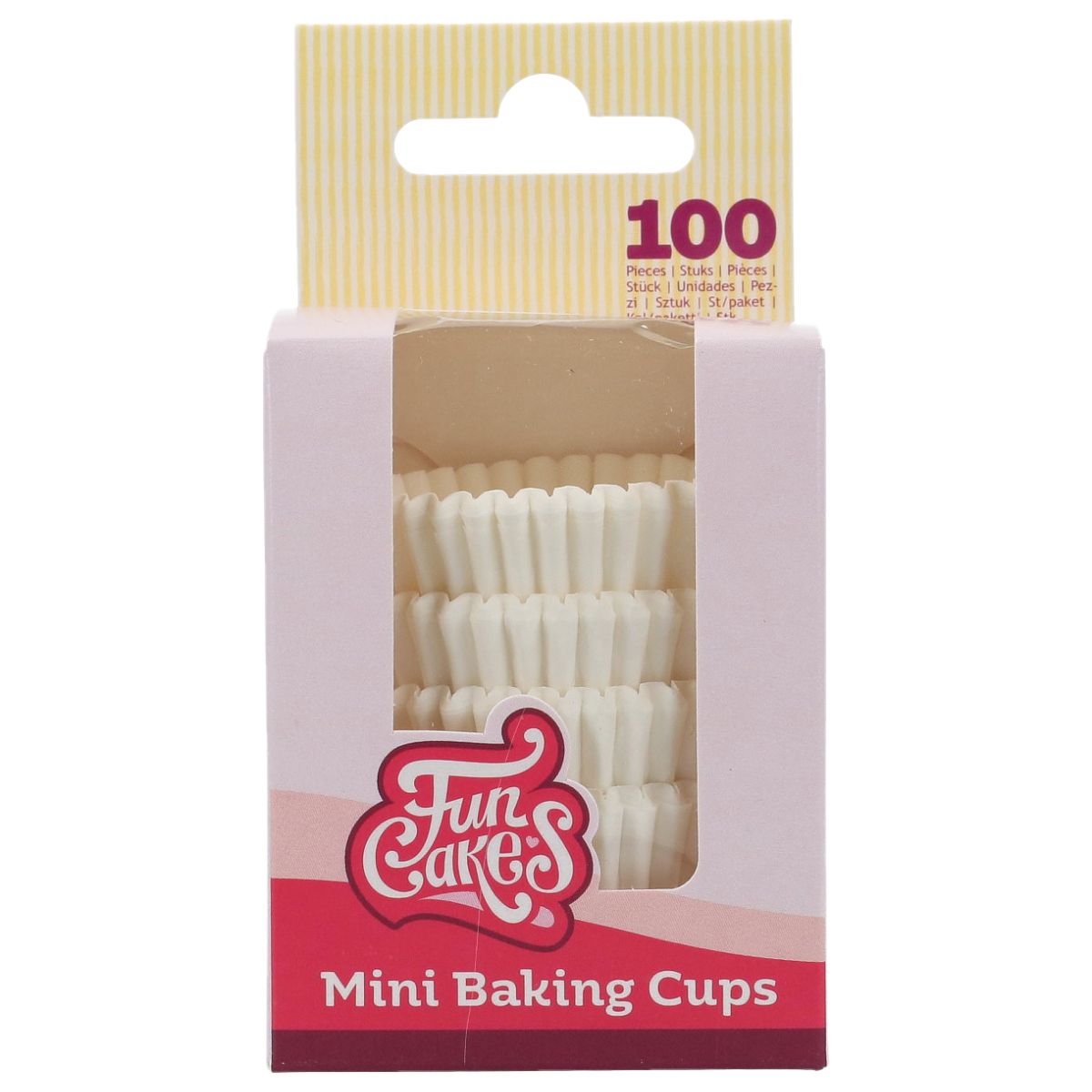 FunCakes Mini Backförmchen Weiß - 100 Stk – Bild 1