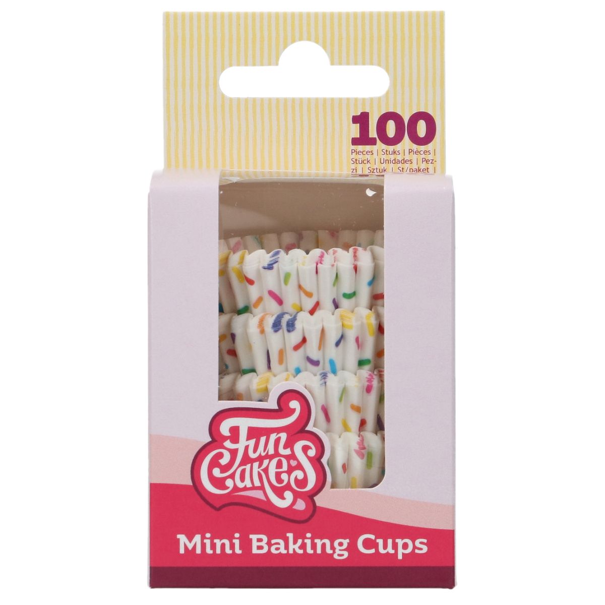 FunCakes Mini Backförmchen Sprinkles - 100 Stk – Bild 1