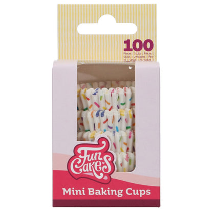 FunCakes Mini Backförmchen Sprinkles - 100 Stk – Bild 1