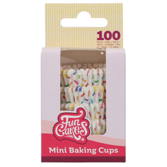 FunCakes Mini Backförmchen Sprinkles - 100 Stk – Bild 1