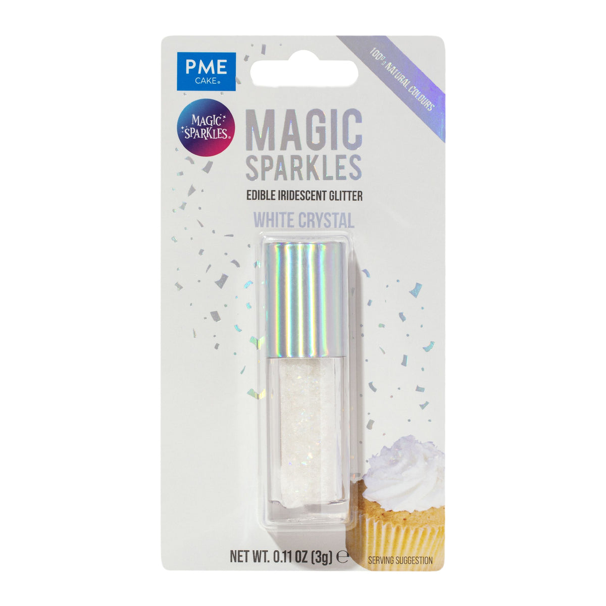 PME Magic Sparkles Glitzer Weiß Verpackung