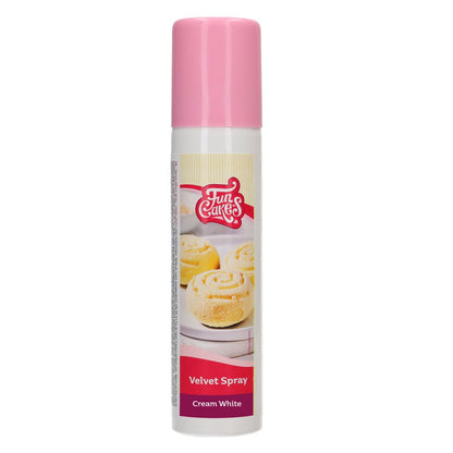 FunCakes Velvet Spray - Cream White – Bild 1