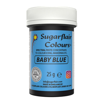 Speisefarben-Paste Sugarflair Baby Blue 25g