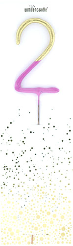 Wondercandle - Wunderkerze - "2" Bicolor