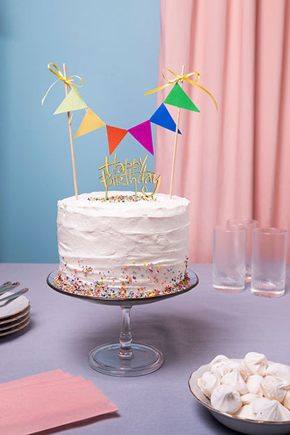CakeTopper - Happy Birthday klein – Bild 3