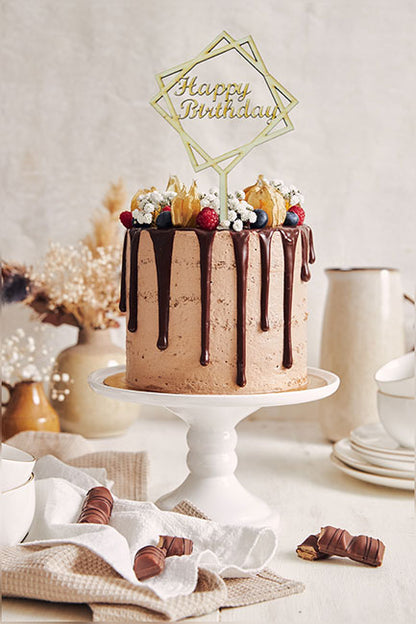 CakeTopper - Happy Birthday Quadrat – Bild 2
