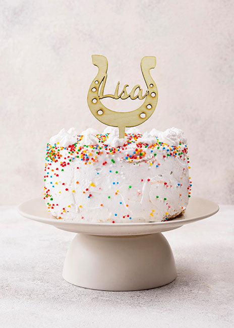 CakeTopper - Hufeisen individuell – Bild 3