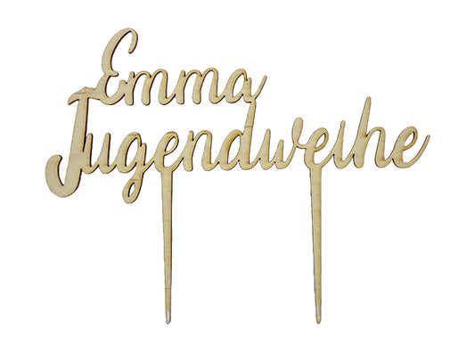 CakeTopper - Jugendweihe Name – Bild 1
