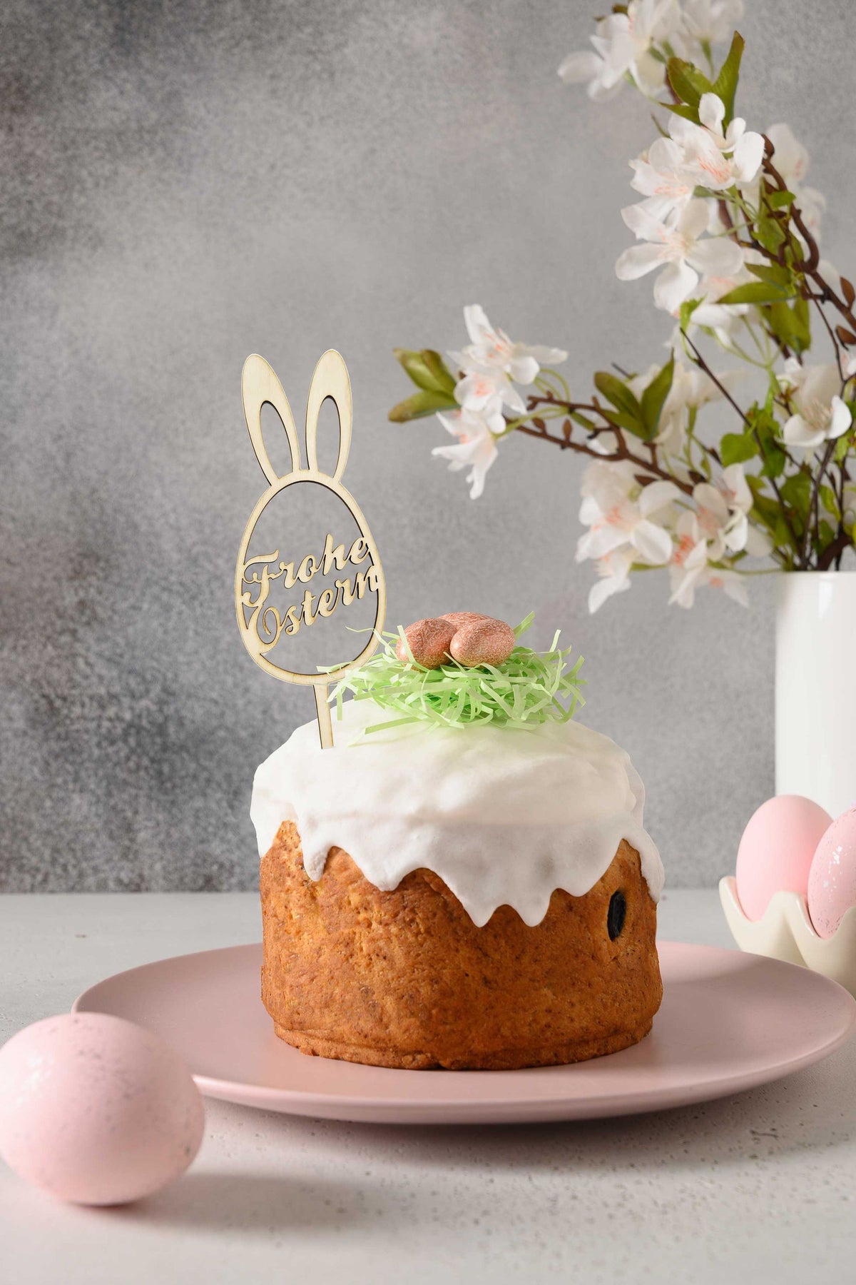 CakeTopper - Osterei mit Hasenohren – Bild 2