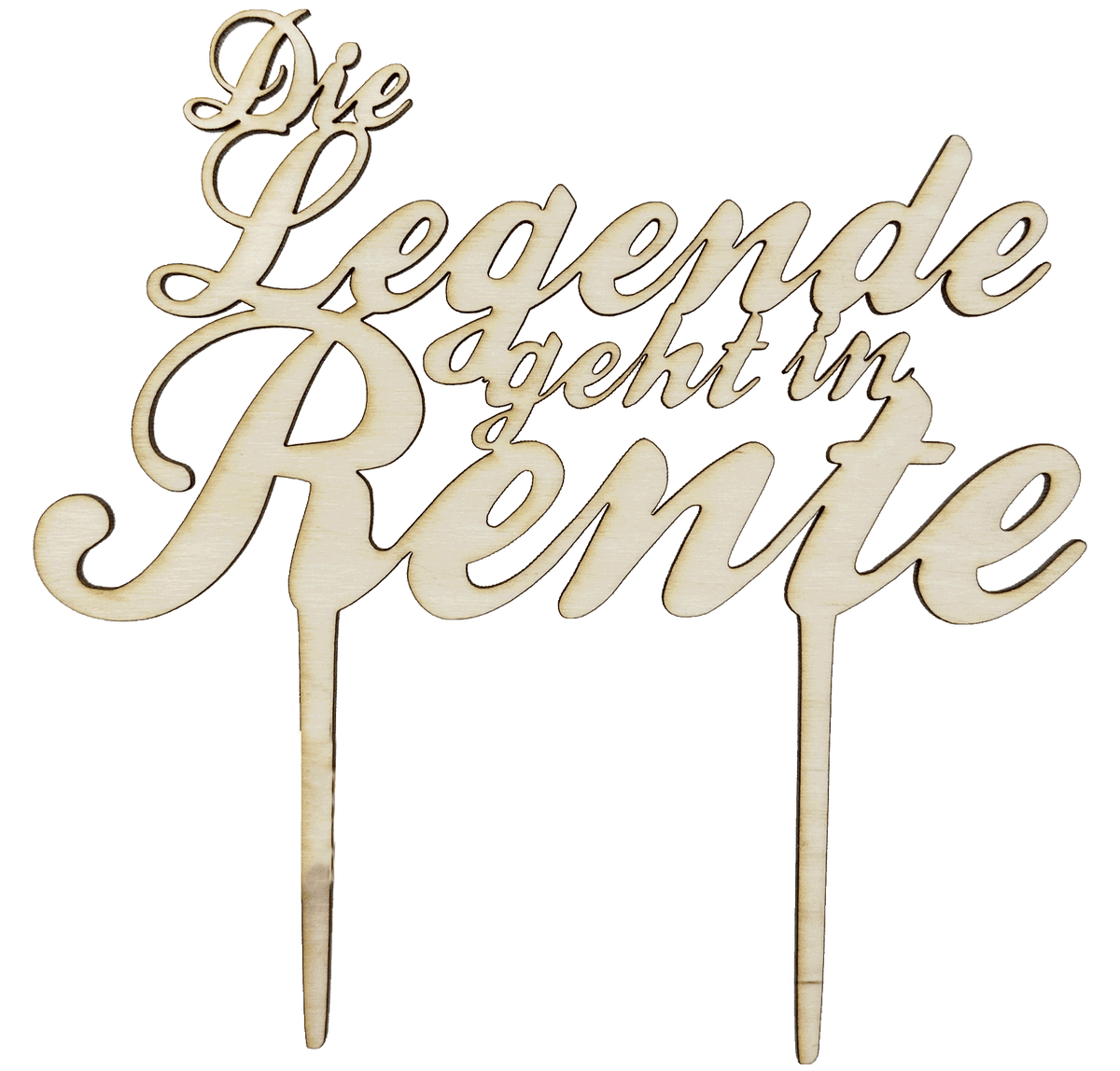 CakeTopper - Die Legende geht in Rente