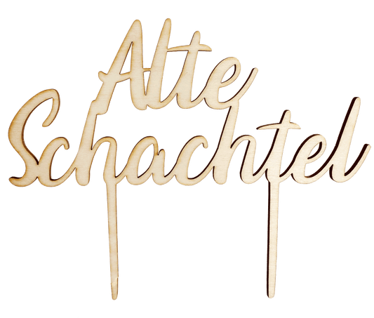 CakeTopper - Alte Schachtel