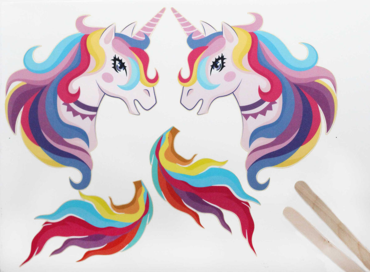 Fondant Kuchen-Einstecker - Einhorn – Bild 3