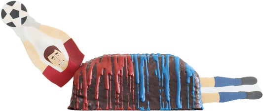 Fondant Kuchen-Einstecker - Fußballer – Bild 1