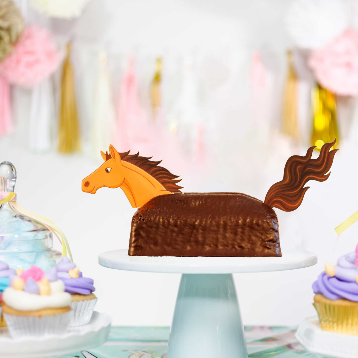 Fondant Kuchen-Einstecker - Pferd – Bild 3