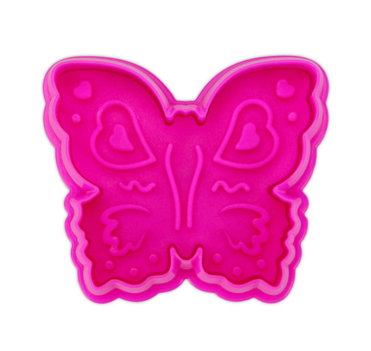 Präge-Ausstecher mit Auswerfer - Schmetterling – Bild 1