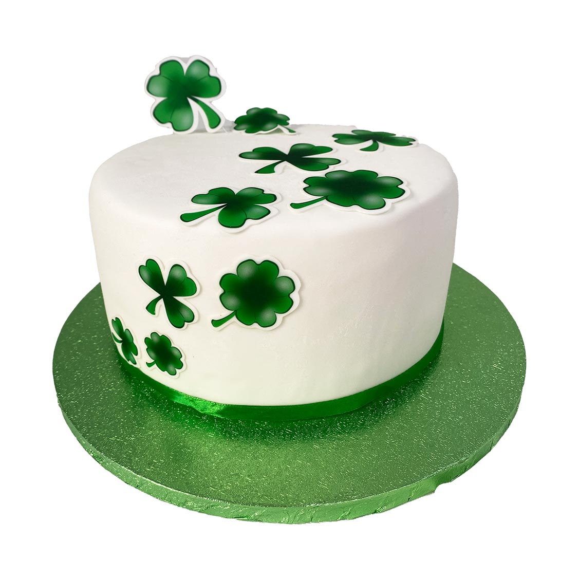 Fondant Kuchen-Tattoo - Kleeblatt – Bild 1
