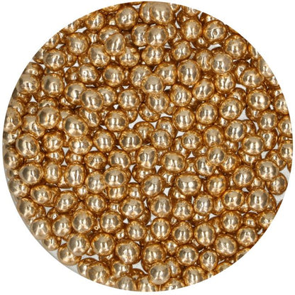 FunCakes Knusprige Choco Perlen - Metallic Gold – Bild 2