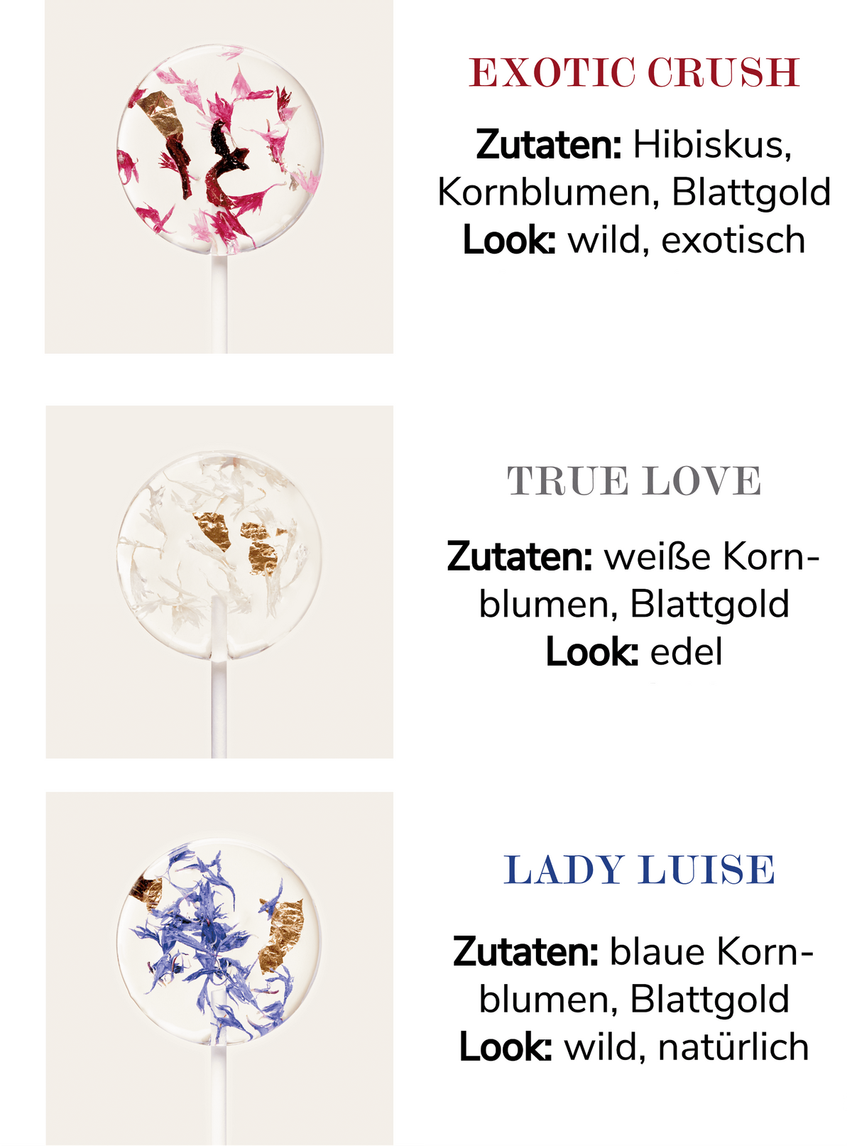 Blütenlolli-Mix "Bloom & Wild" – Bild 2
