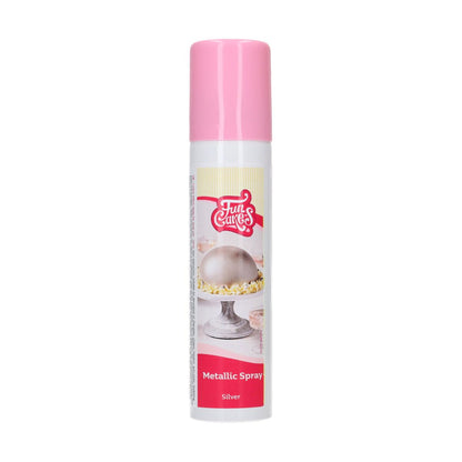 FunCakes Metallic Spray Silber – Bild 1