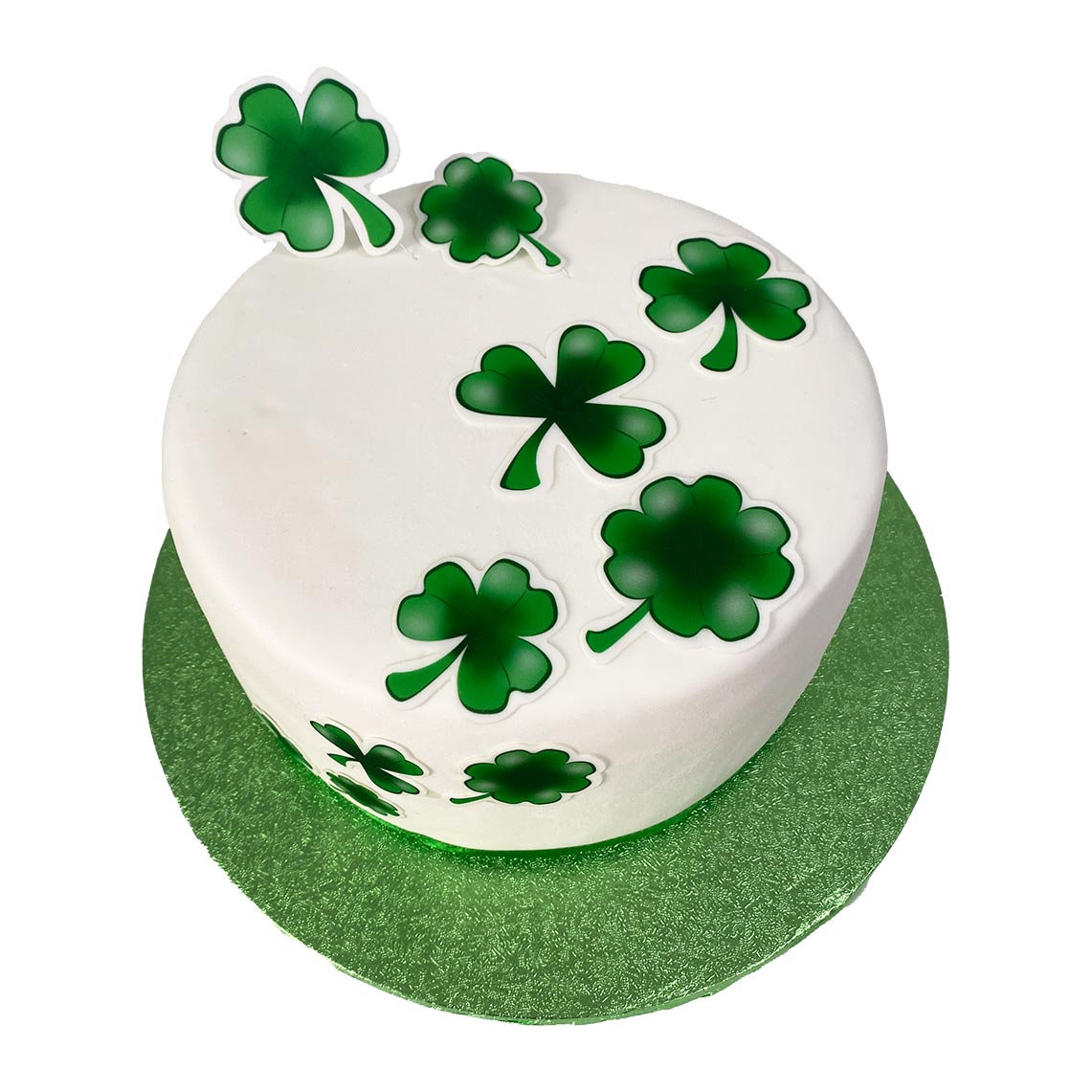 Fondant Kuchen-Tattoo - Kleeblatt – Bild 3