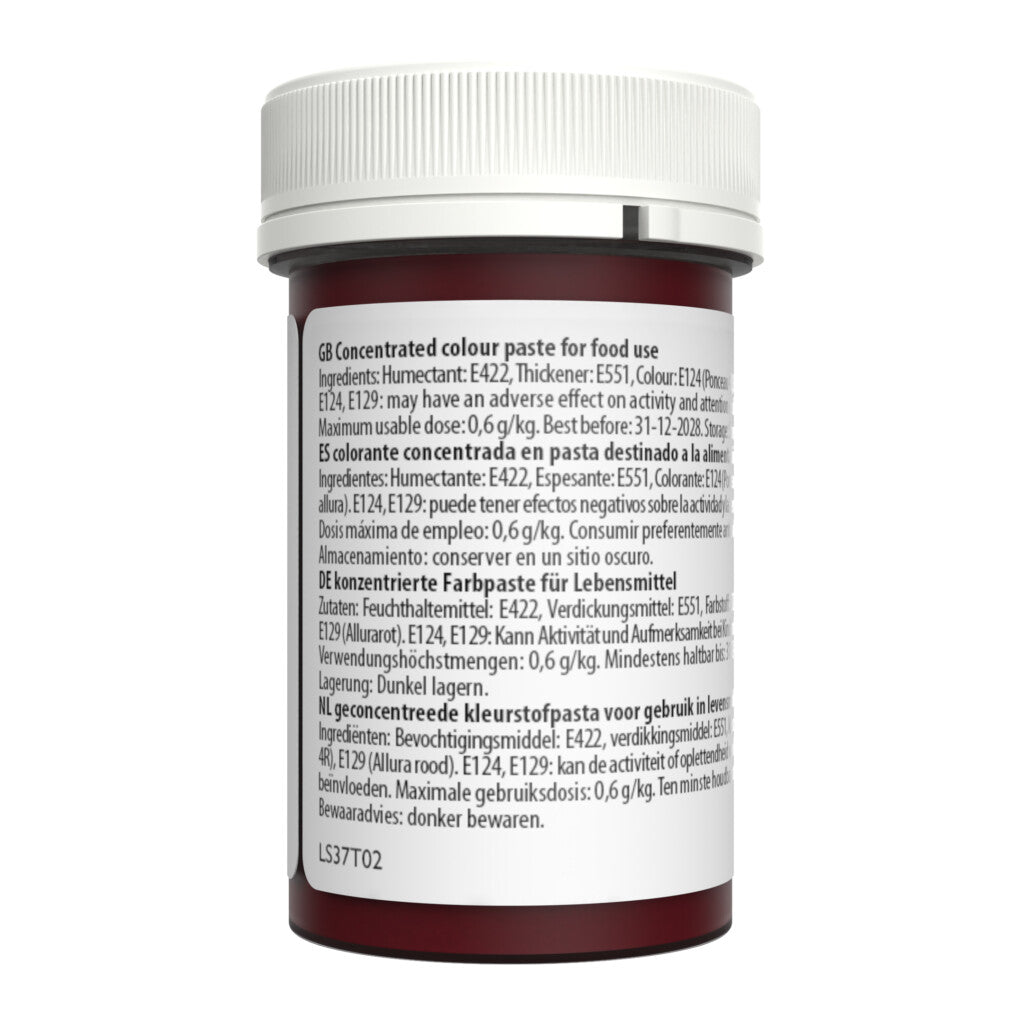Speisefarben-Paste Sugarflair Christmas Red 25g