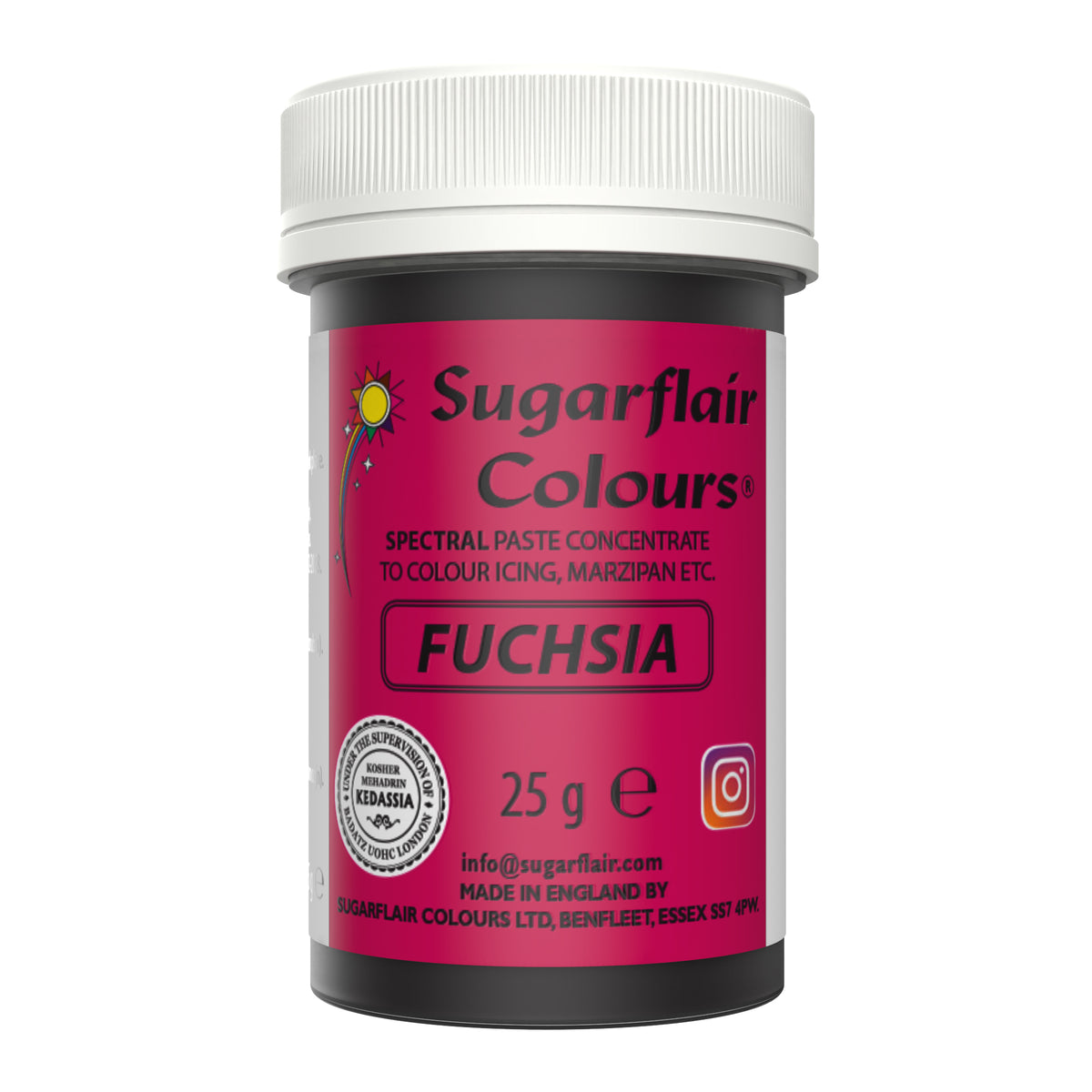 Speisefarben-Paste Sugarflair - Fuchsia 25g