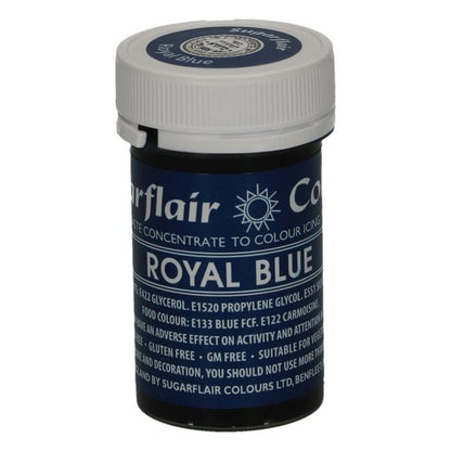 Speisefarben-Paste Sugarflair Royal Blue 25g – Bild 1