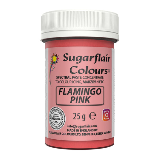 Speisefarben-Paste Sugarflair - Flamingo Pink 25g