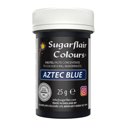 Speisefarben-Paste Sugarflair Aztec Blue 25g