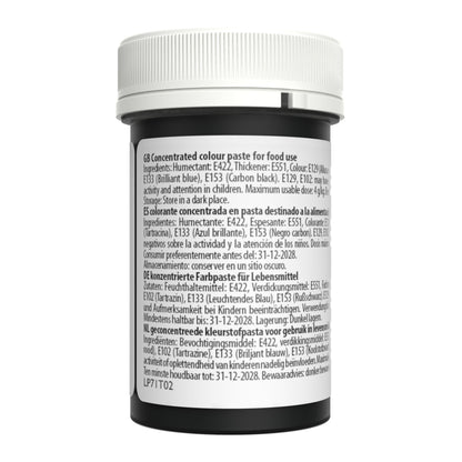 Speisefarben-Paste Sugarflair - Midnight Black 25g