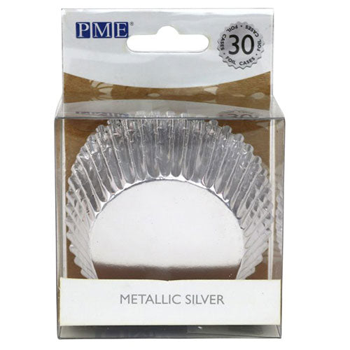 PME - Backförmchen - Metallic Silber - 30 Stk
