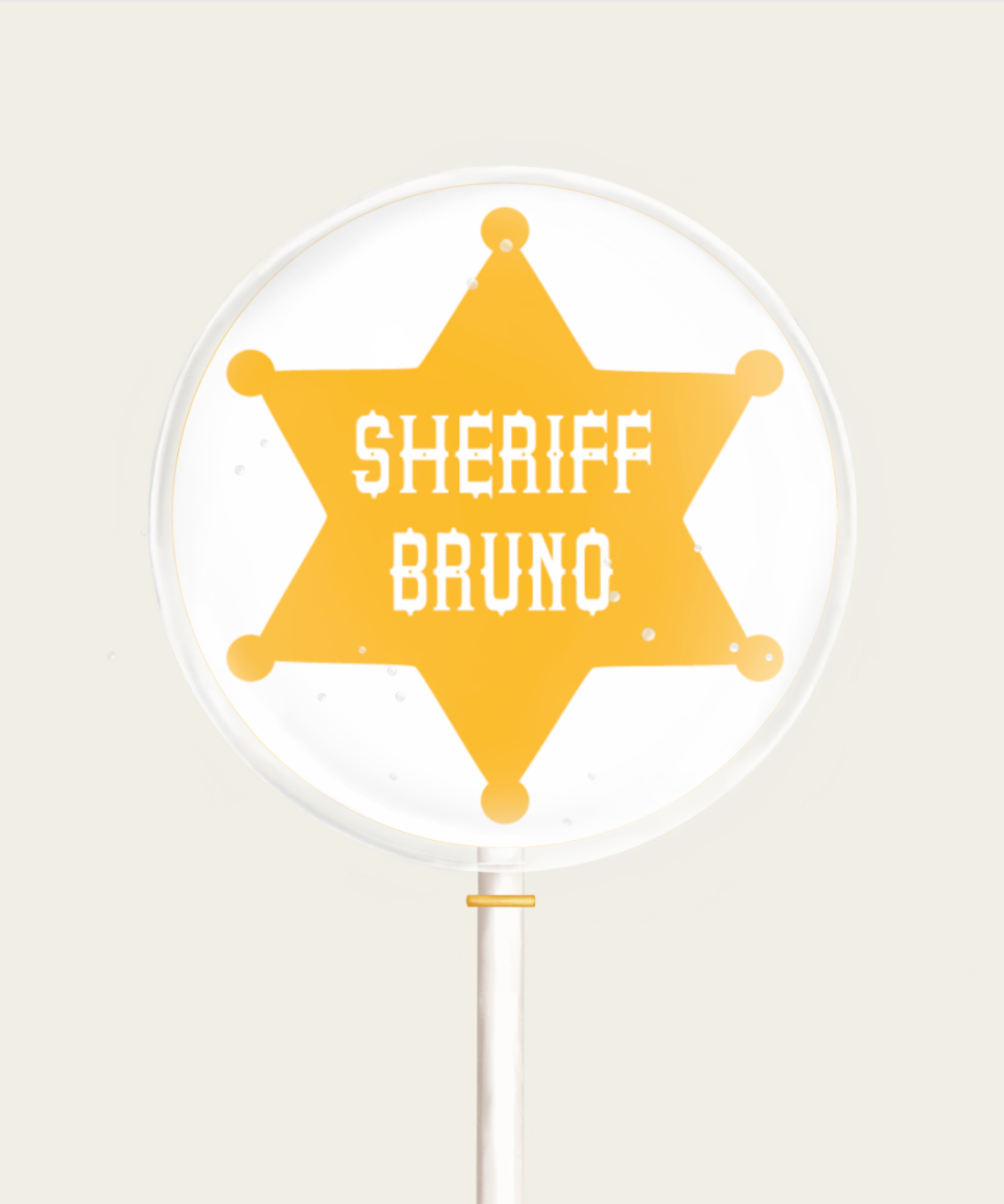 Oblatenlolli "Sheriff" – Bild 1