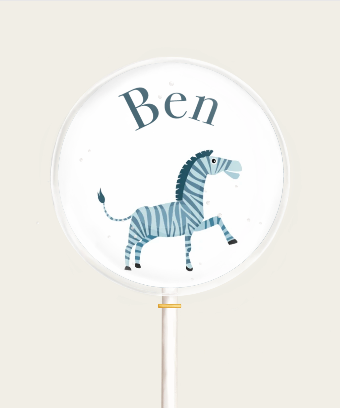 Oblatenlolli "Zebra" – Bild 1