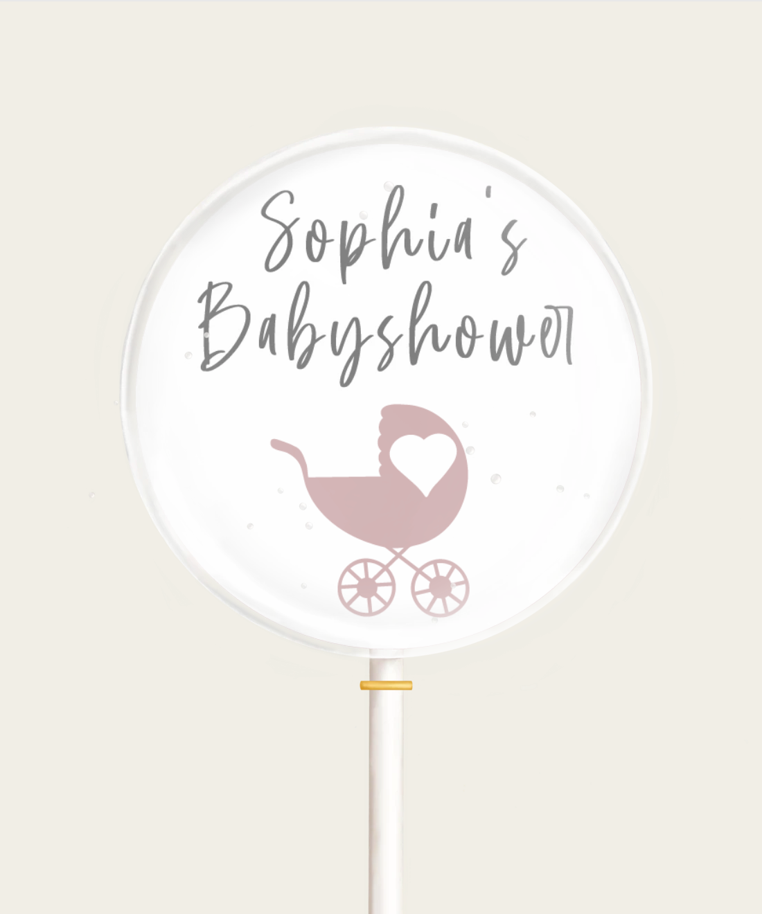 Oblatenlolli "Babyshower" – Bild 1