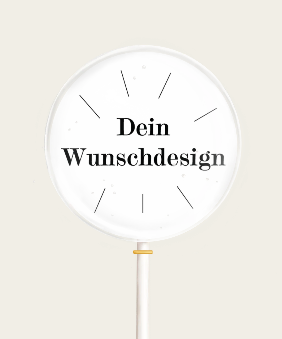 Logololli – Lolli mit individuellem Firmenlogo - 3,3cm – Bild 3